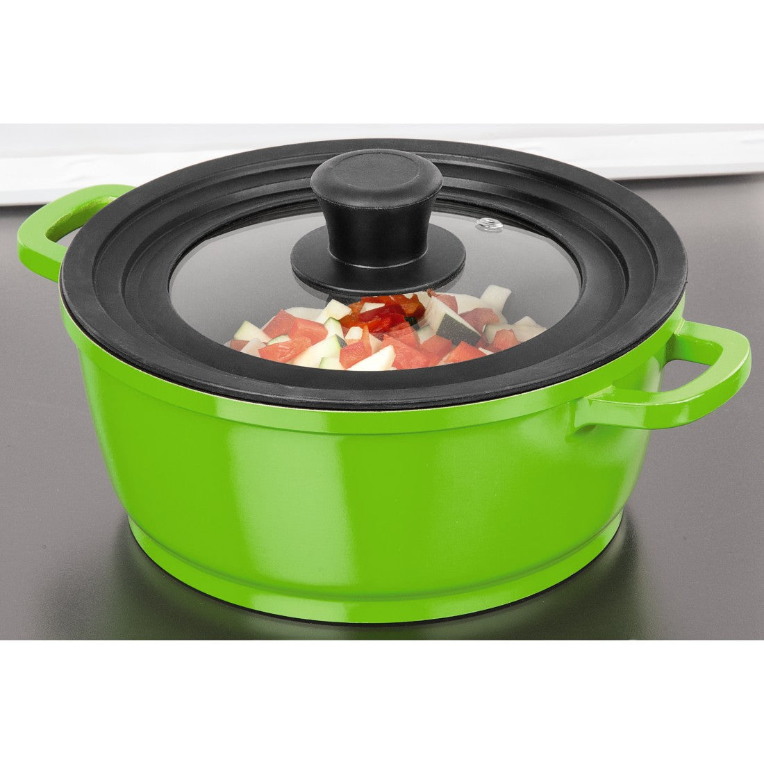 XAVAX 111544 Universal lid with steam hole for pots and pans, 16, 18, 20 cm, glass