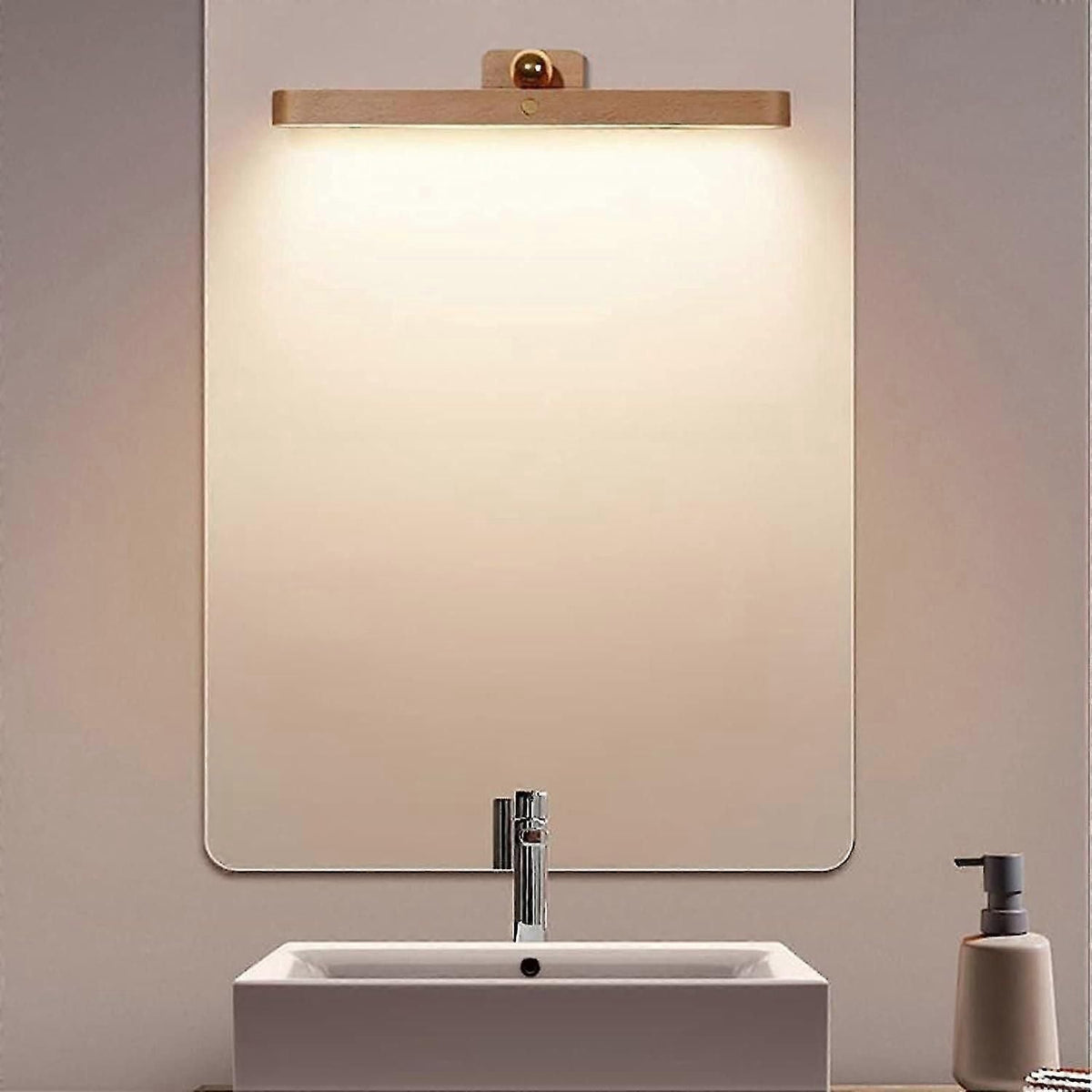 Usb Rechargeable Bathroom Mirror Light Dimmable Touch Led Vanity