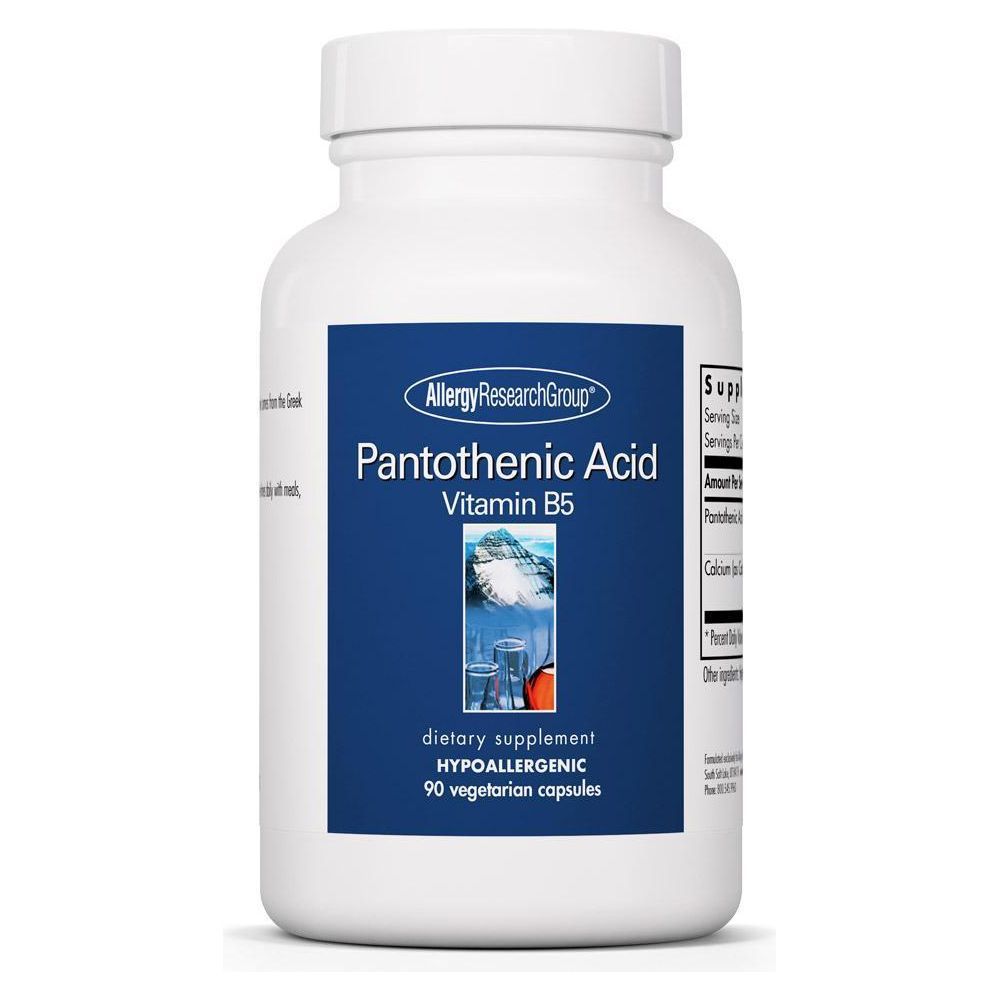 Allergy Research Pantothenic Acid (Vitamin B5) 90Caps