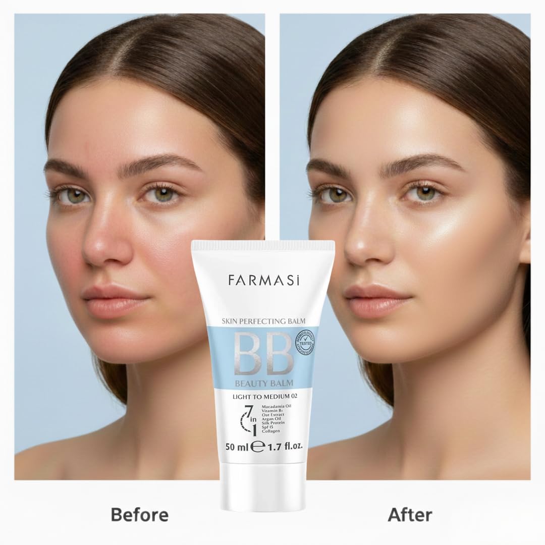 Farmasi BB Cream Light To Medium, 50ml, No.02