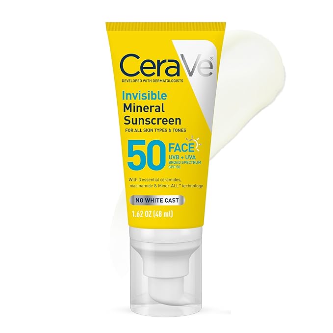 CeraVe Invisible Mineral Sunscreen SPF 50