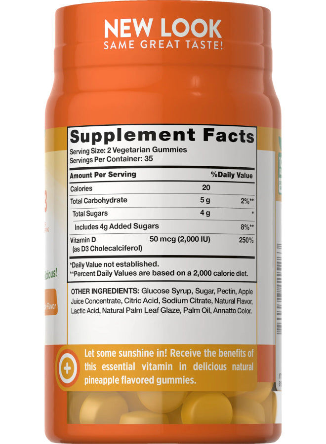 NATURE'S TRUTH VITAMIN D3 2000 IU (50 MCG) | EXTRA STRENGTH