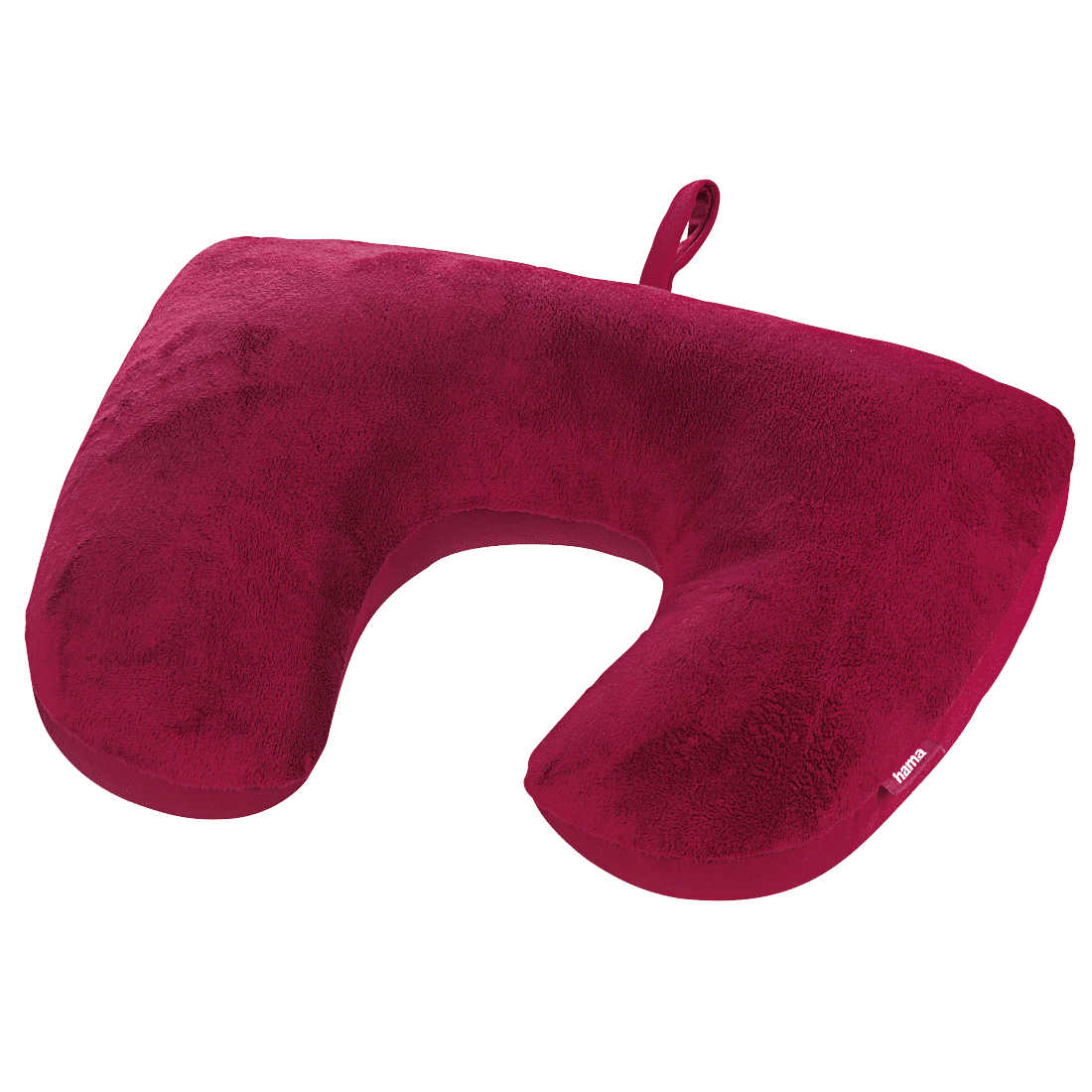 Hama 105366 2in1 micro pearl travel pillow, Dark Blue / Berry