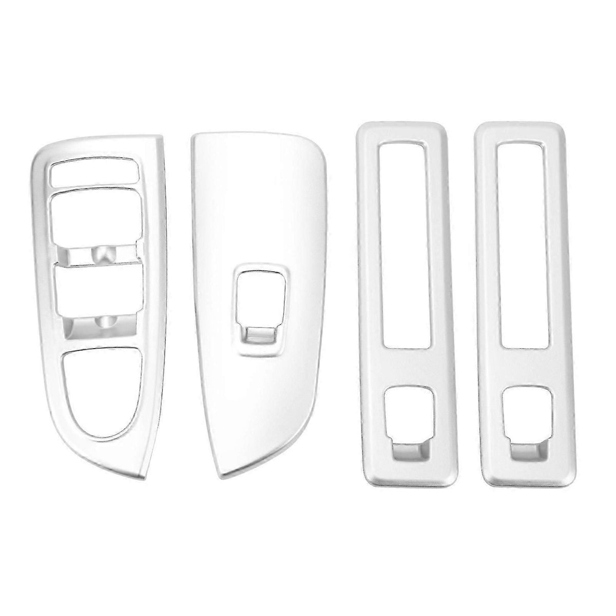 4pcs Door Window Switch Bezel Matte Plated Protective Trim for Benz Vito W447 LHD Models Replacement Panel Cover with Durable Finish