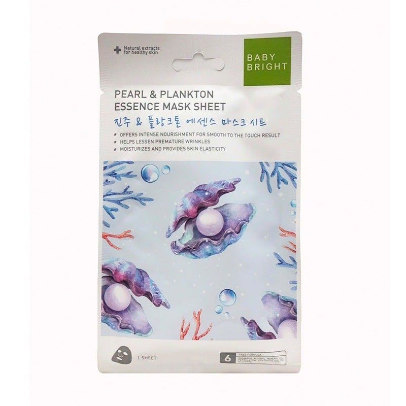 PEARL & PLANKTON ESSENCE MASK SHEET 20G BABY BRIGHT (F)