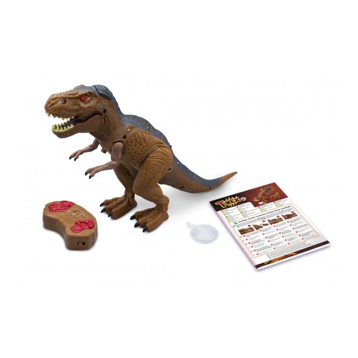 Buki France T-Rex Infrared RC Toy, 31x21cm, Brown