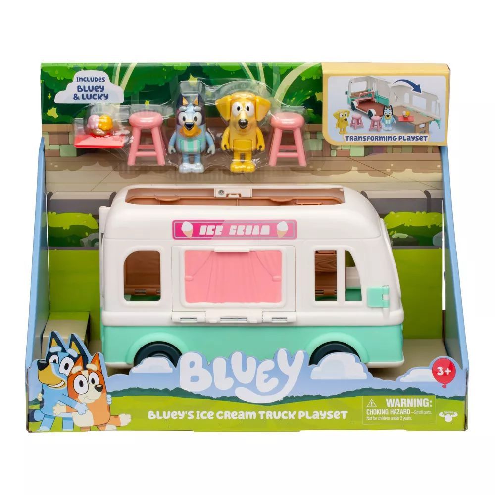 Bluey's Ice Cream Truck Playset, 3+ years