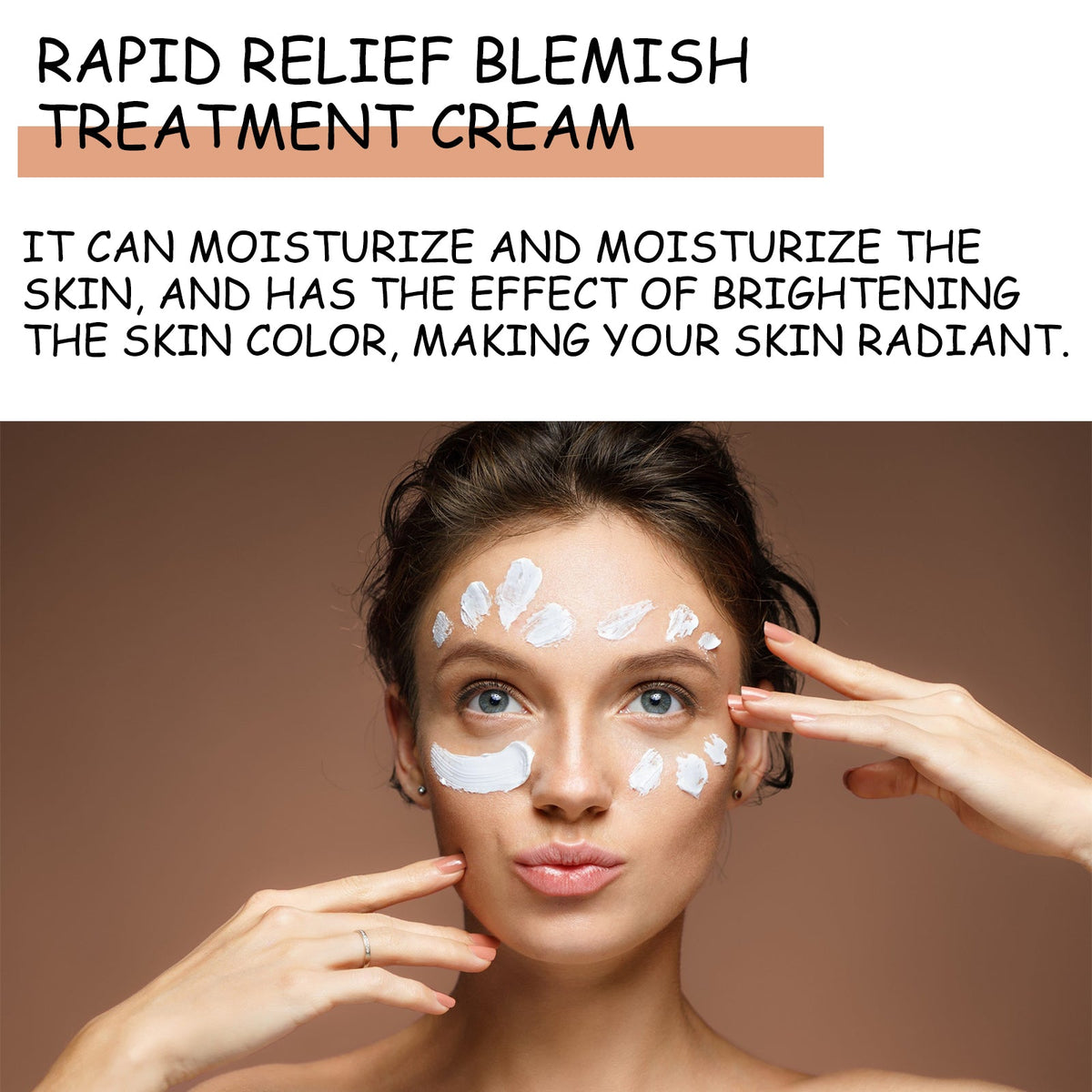 Rapid Relief Face Cream for Dark Spots, Brightening, Moisturizing, Acne Treatment ,20g