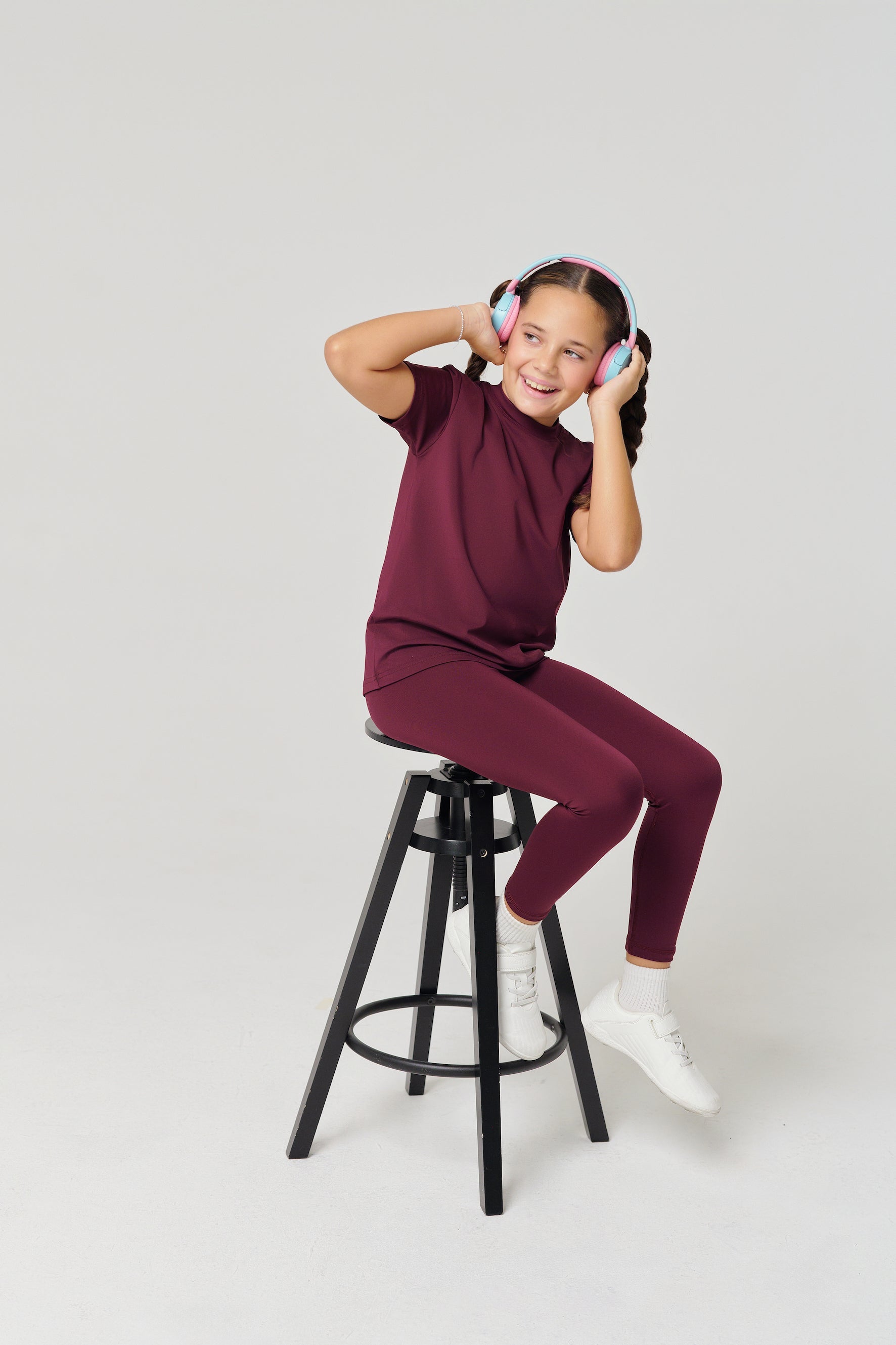 MULU Classic Kids Leggings - Maroon
