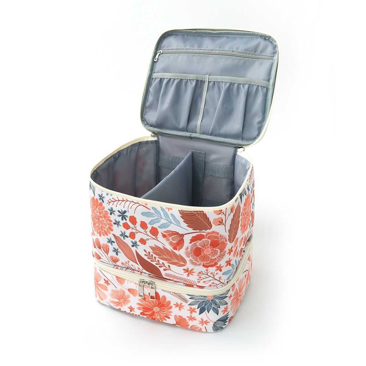 Double Layer Travel Makeup Bag