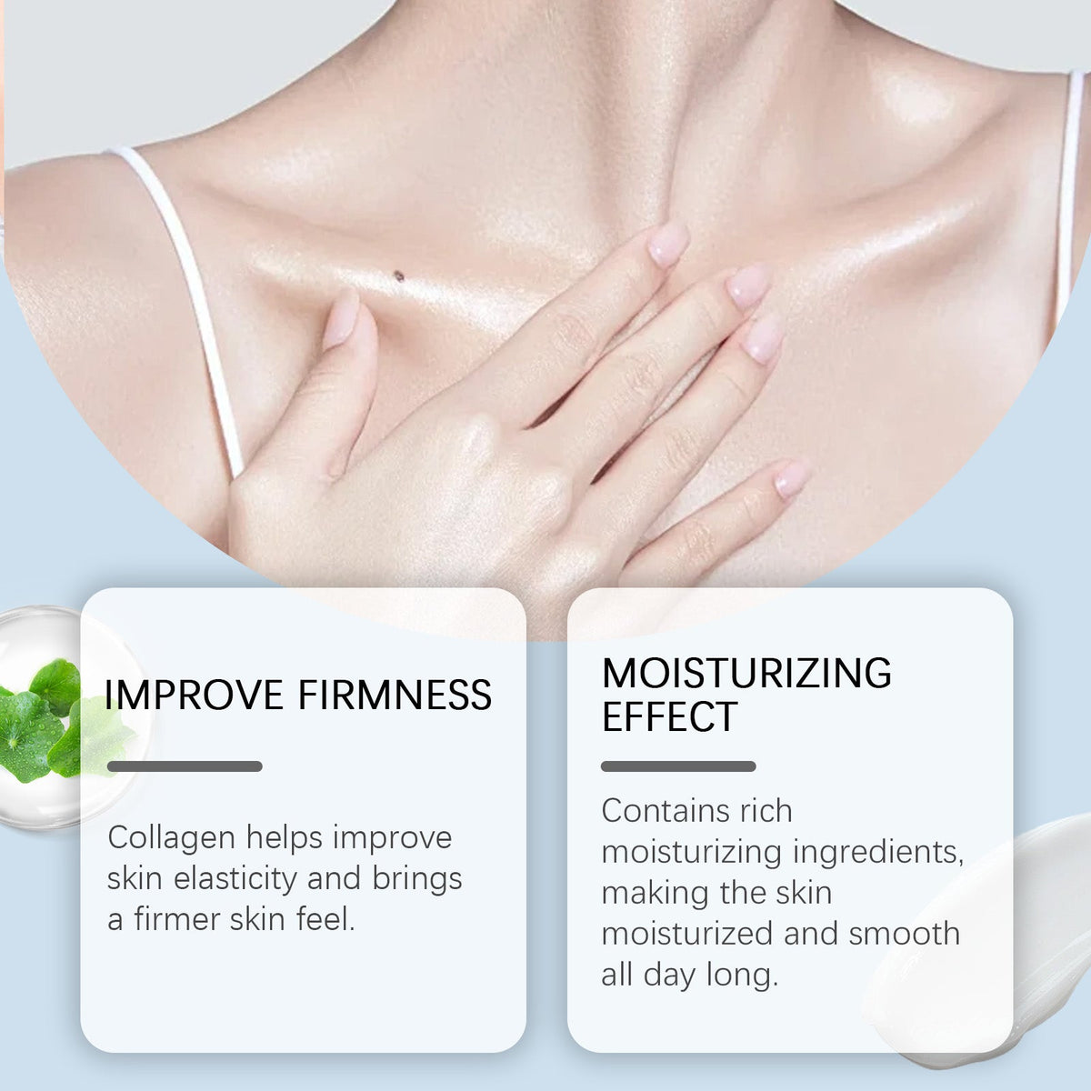 Collagen Body Care Moisturizer, Hydrating, Elastic, Silky Skin, Natural Glow ,100g