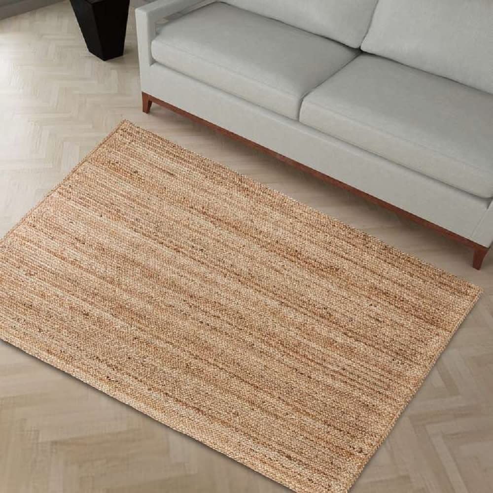 AIESY® Beautiful Handwoven Jute Reversible Door mat for Bedroom