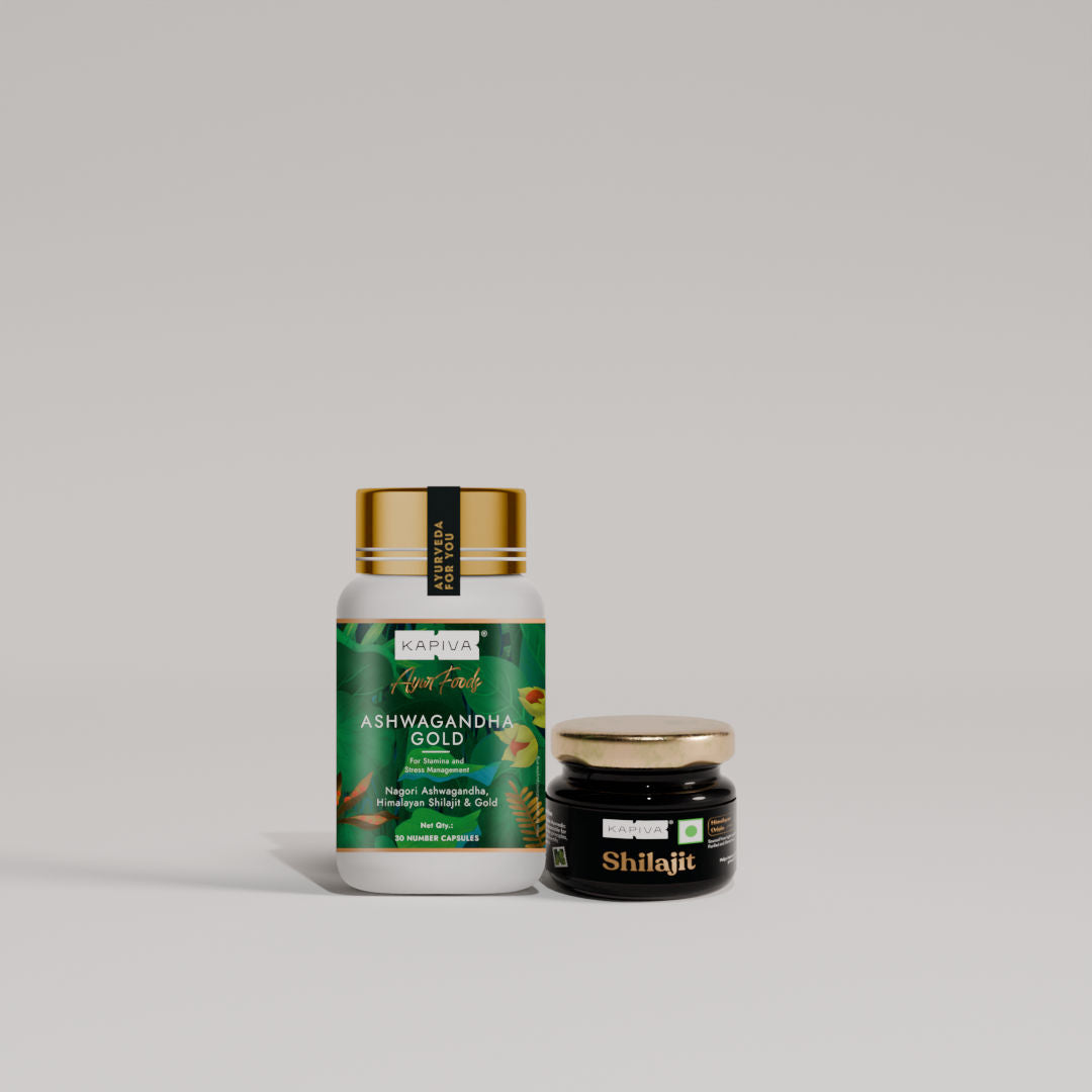 Kapiva Himalayan shilajit & Ashwagandha gold 30