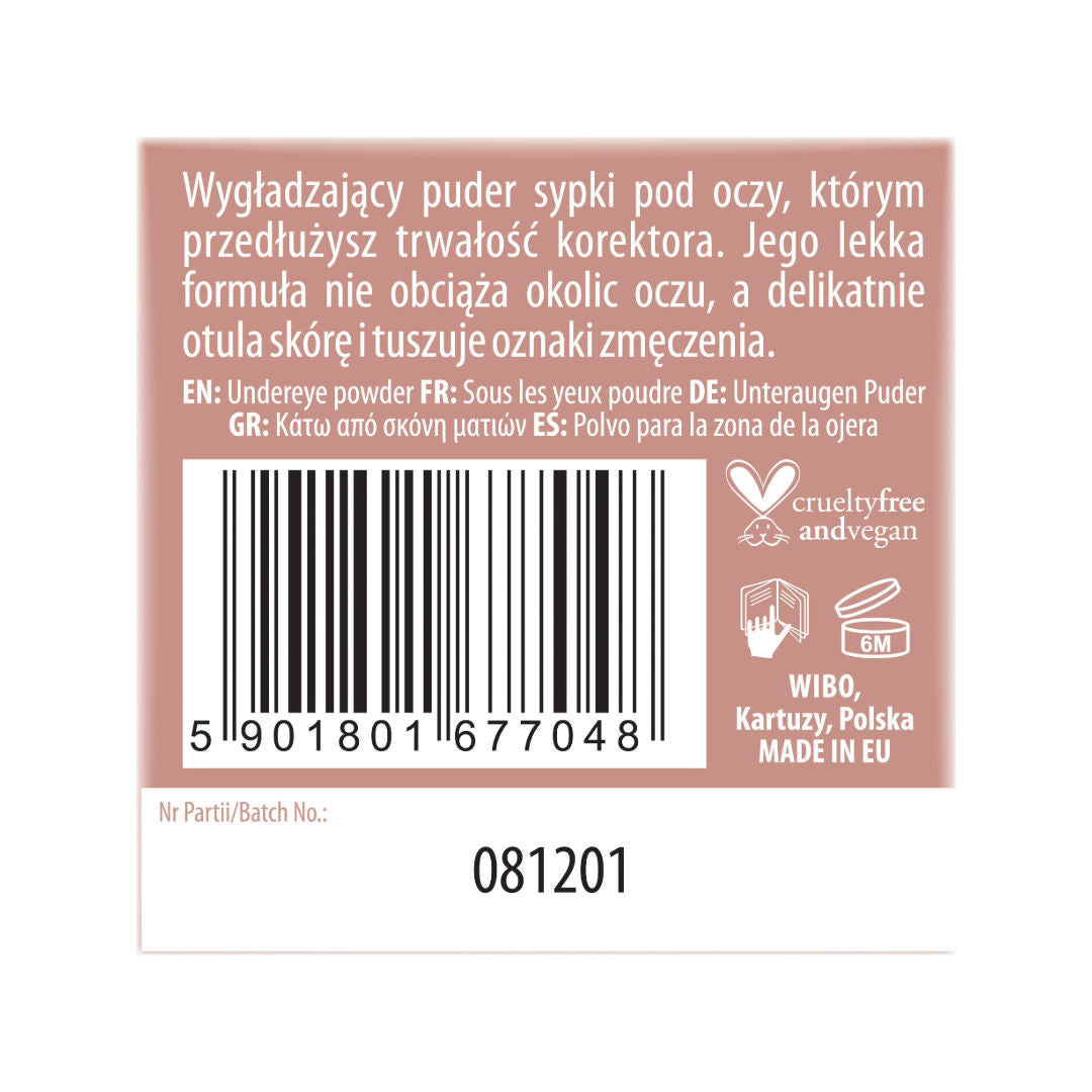 NAM Cotton Candy Undereye Powder, Feather-Light, Satin-Finish Setting Powder