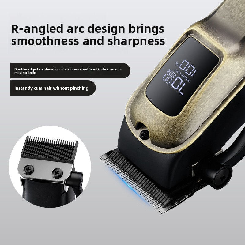 USB Rechargeable Hair Clipper with 6 Guide Combs