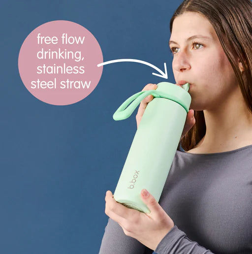 Insulated Flip Top Bottle 690ml -spearmint