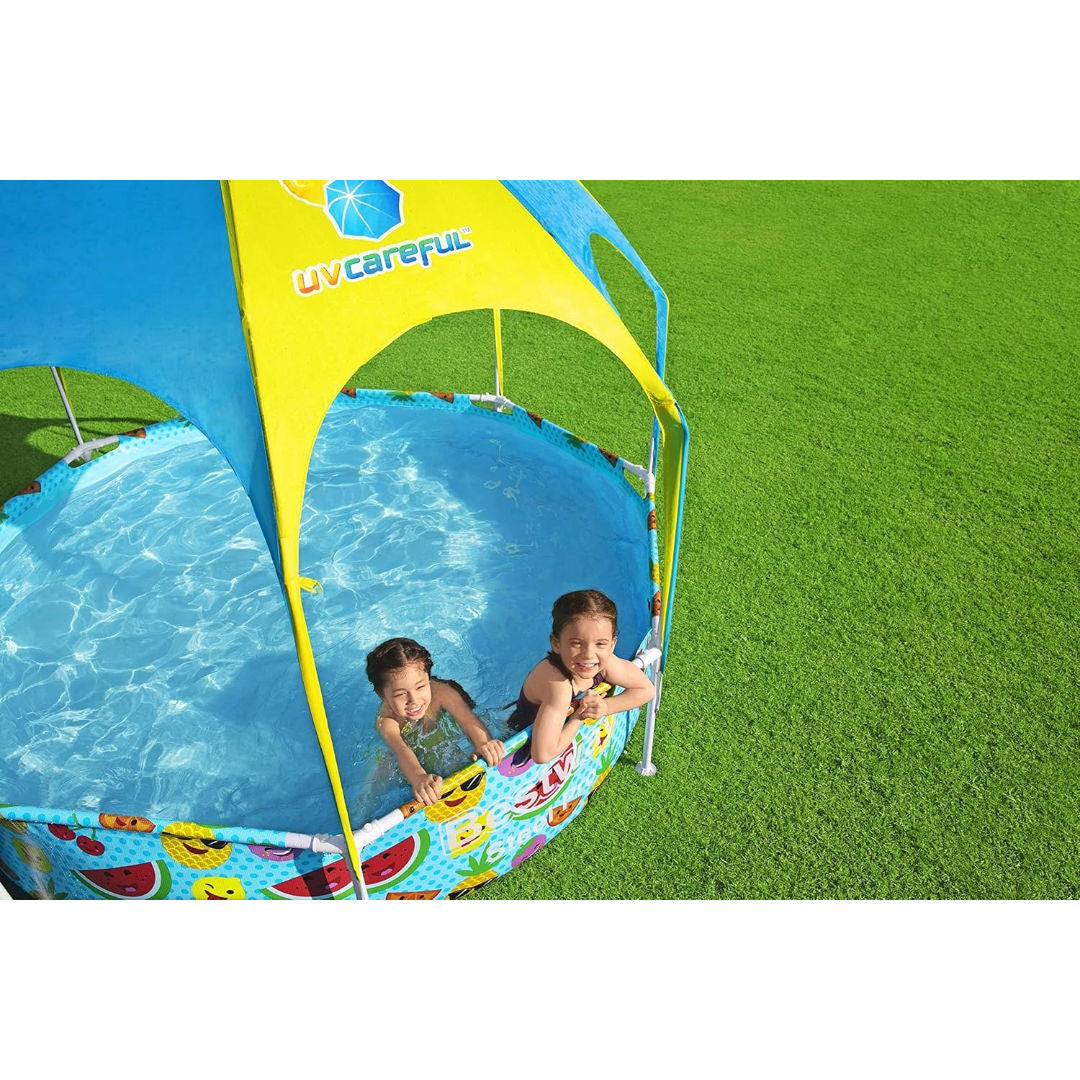 Bestway Steel Pro UV Careful Splash-in-Shade Pool, 244 x 51cm