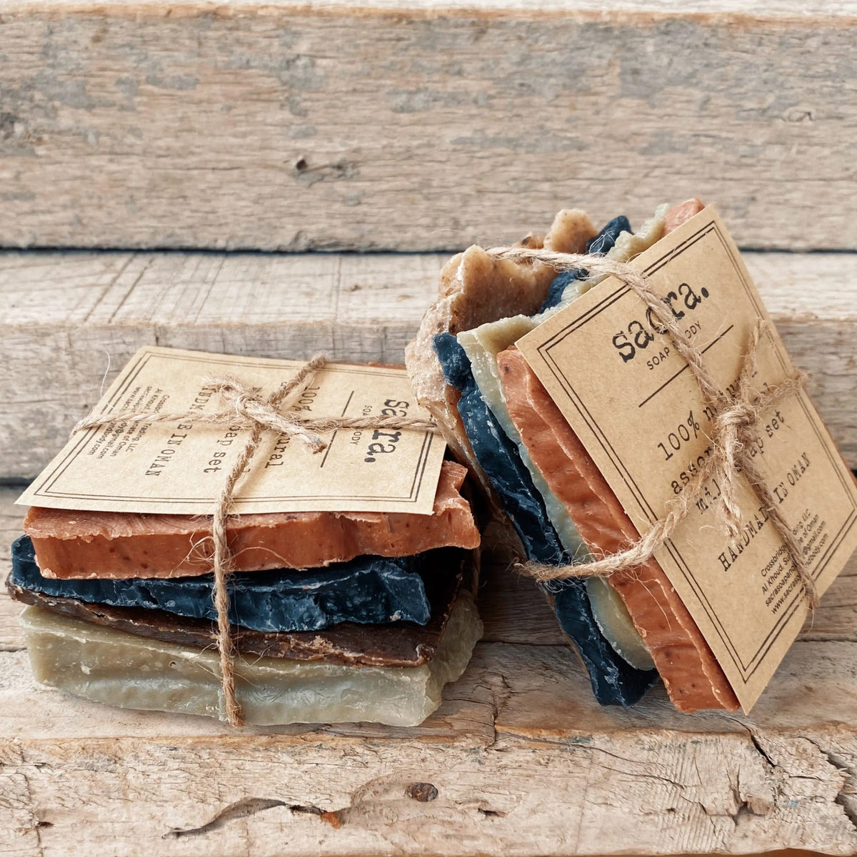 SACRA Camel Milk Soap Sampler Stack