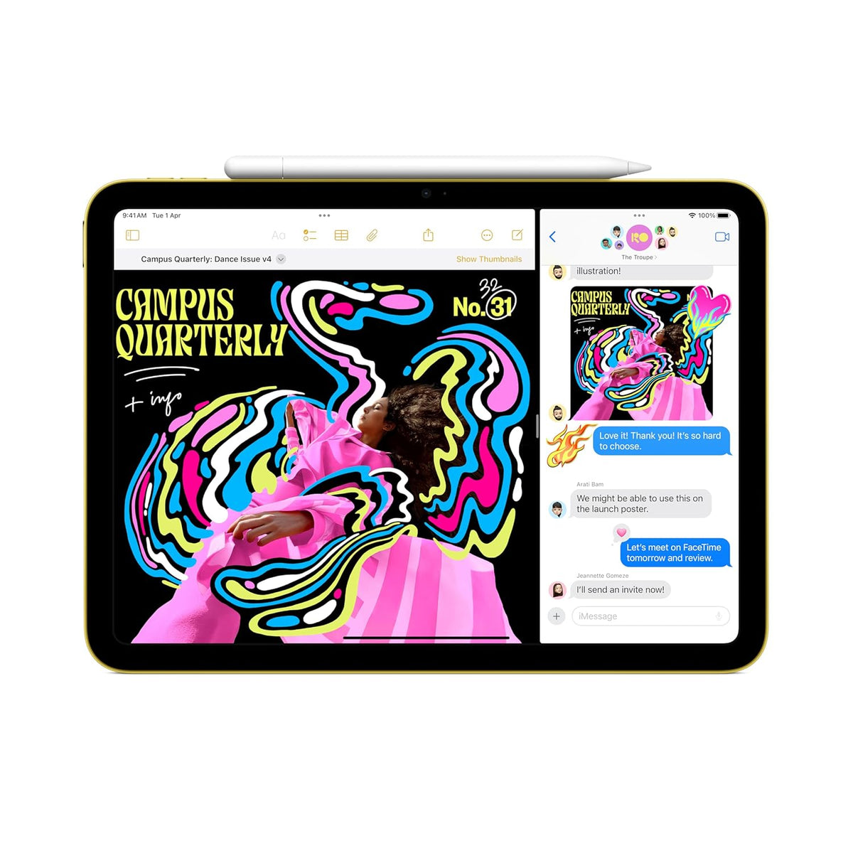 Apple iPad 11-inch with A16 Chip, Wi-Fi, 128GB Storage, Blue