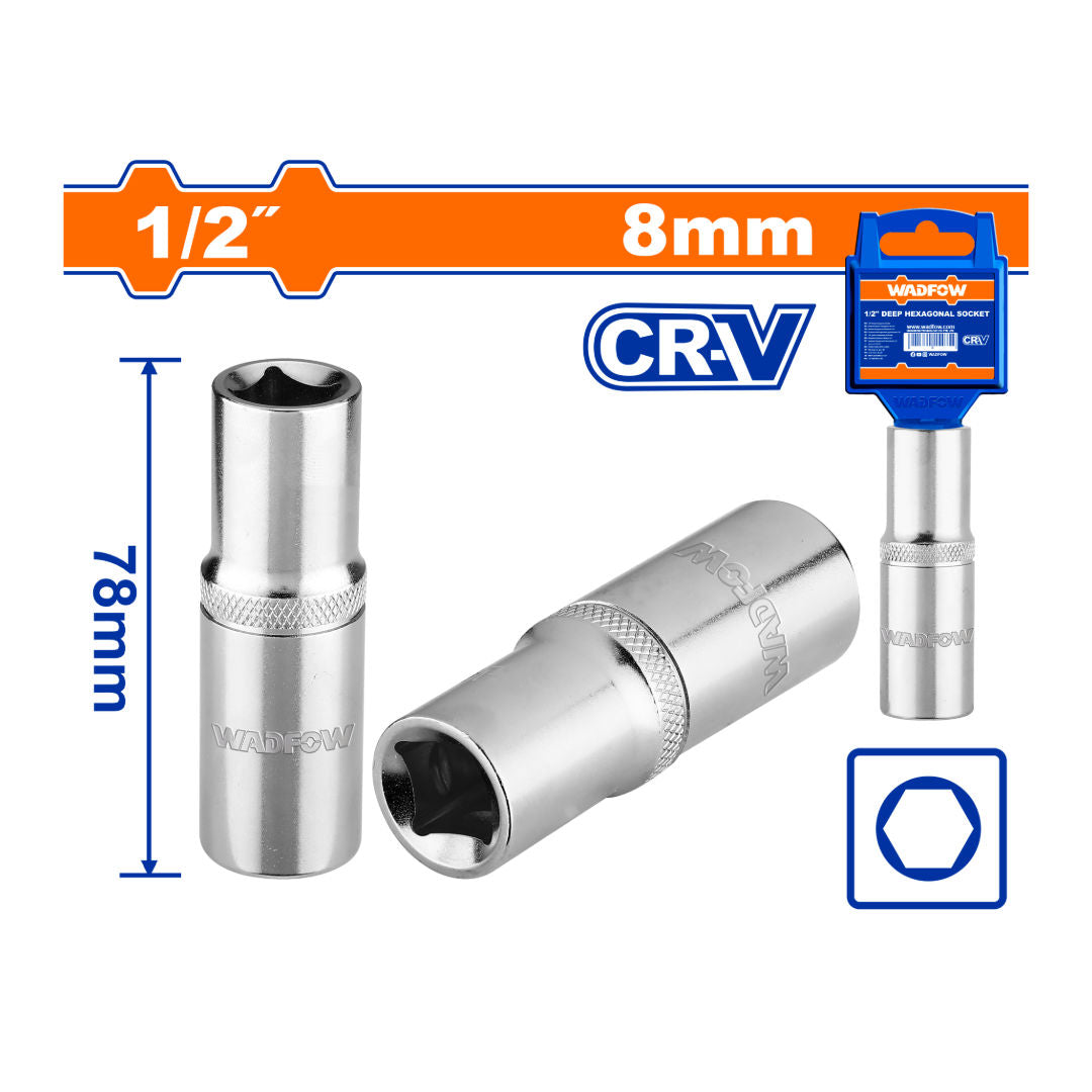 WADFOW 1/2" Deep Socket, 50BV30