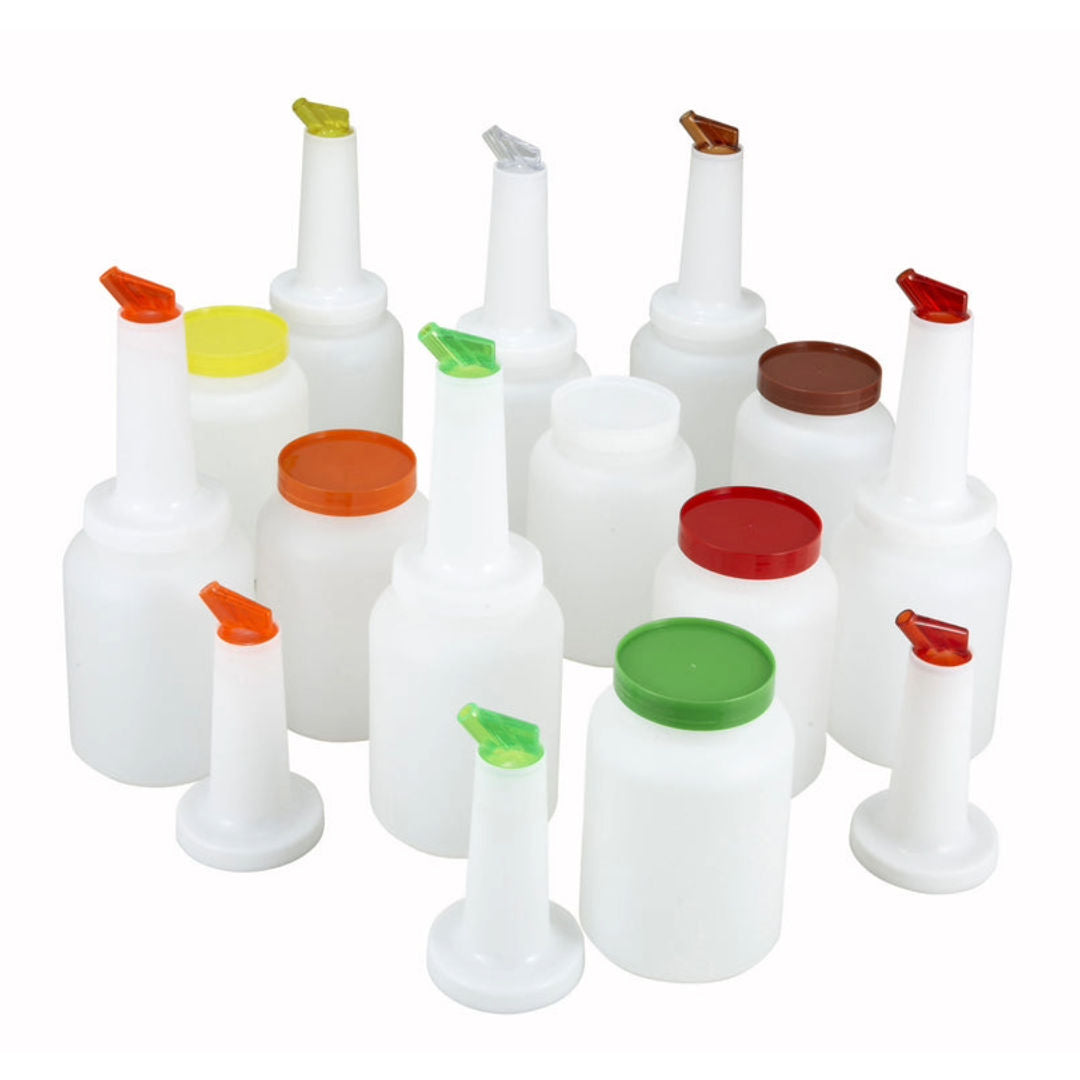 Winco 2qt Liquor/Juice Pour Bottle, PPB-2MX