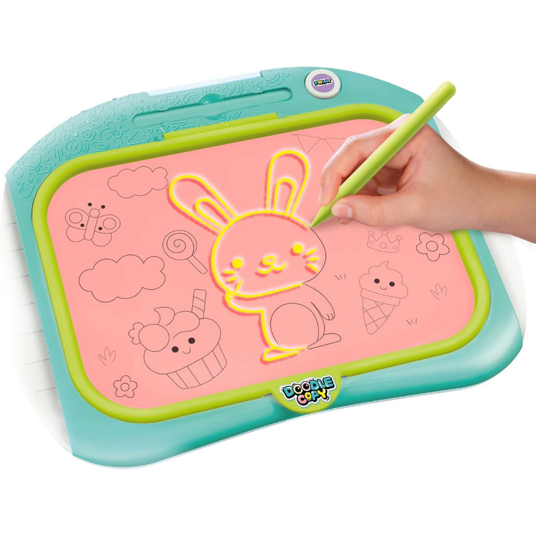 Canal Toys Doodle Copy Printable Drawing Board Set, (57 Pieces)