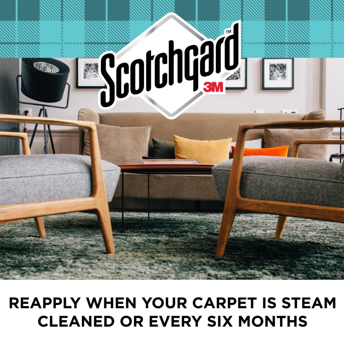 Scotchgard™ Fabric & Carpet Cleaner 4107-16, 467g, Deep Cleaning Stain & Dirt Remover Spray