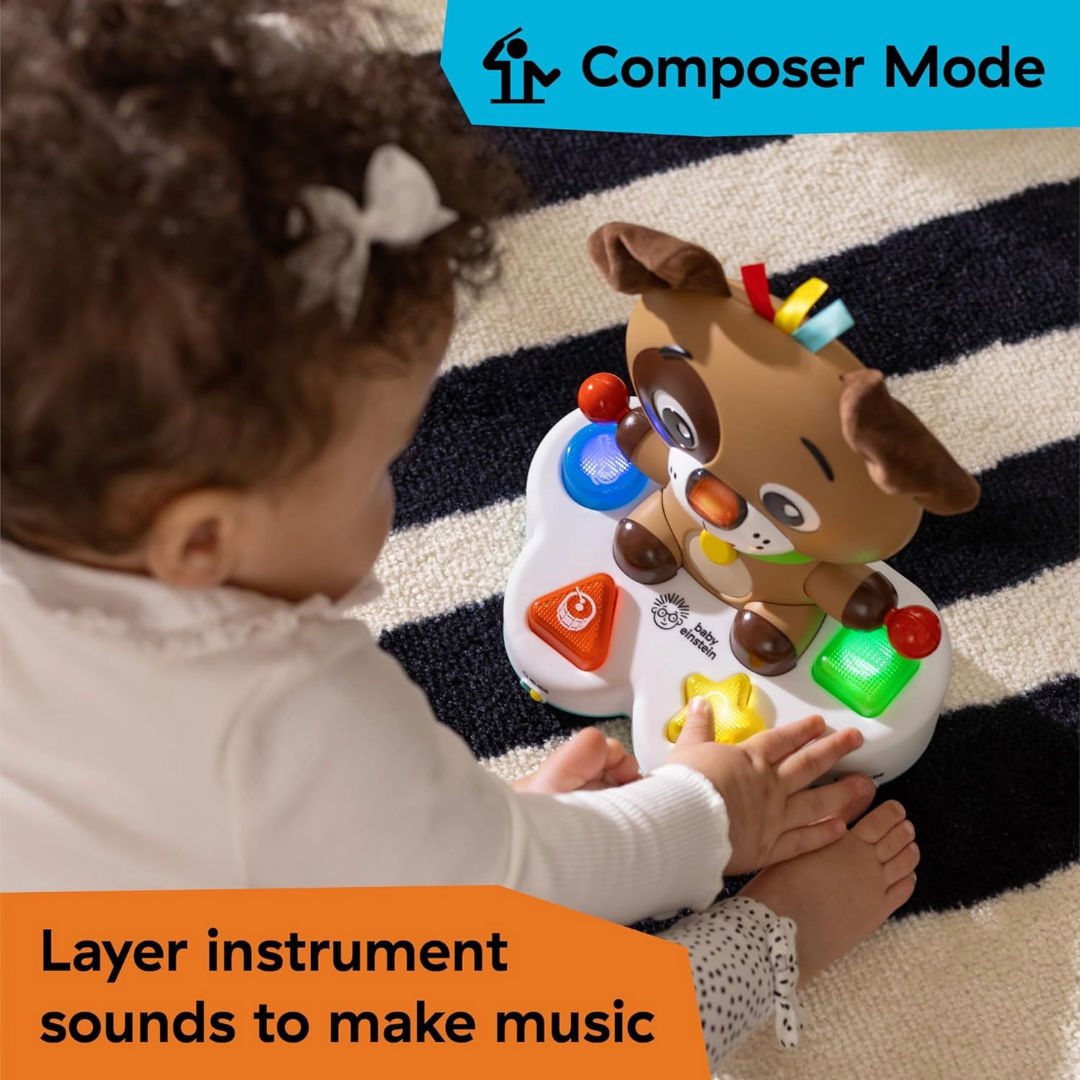 Baby Einstein Drum & Learn Dean Musical Toy, 6 Months+