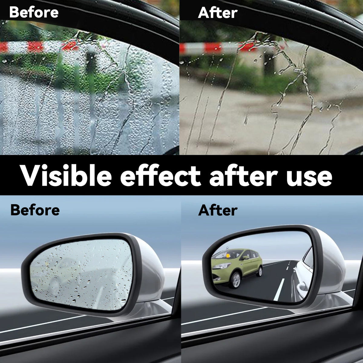Boost Visibility with Car Windshield Repellent, Water & Fog Resistant, Easy Application ,50ml