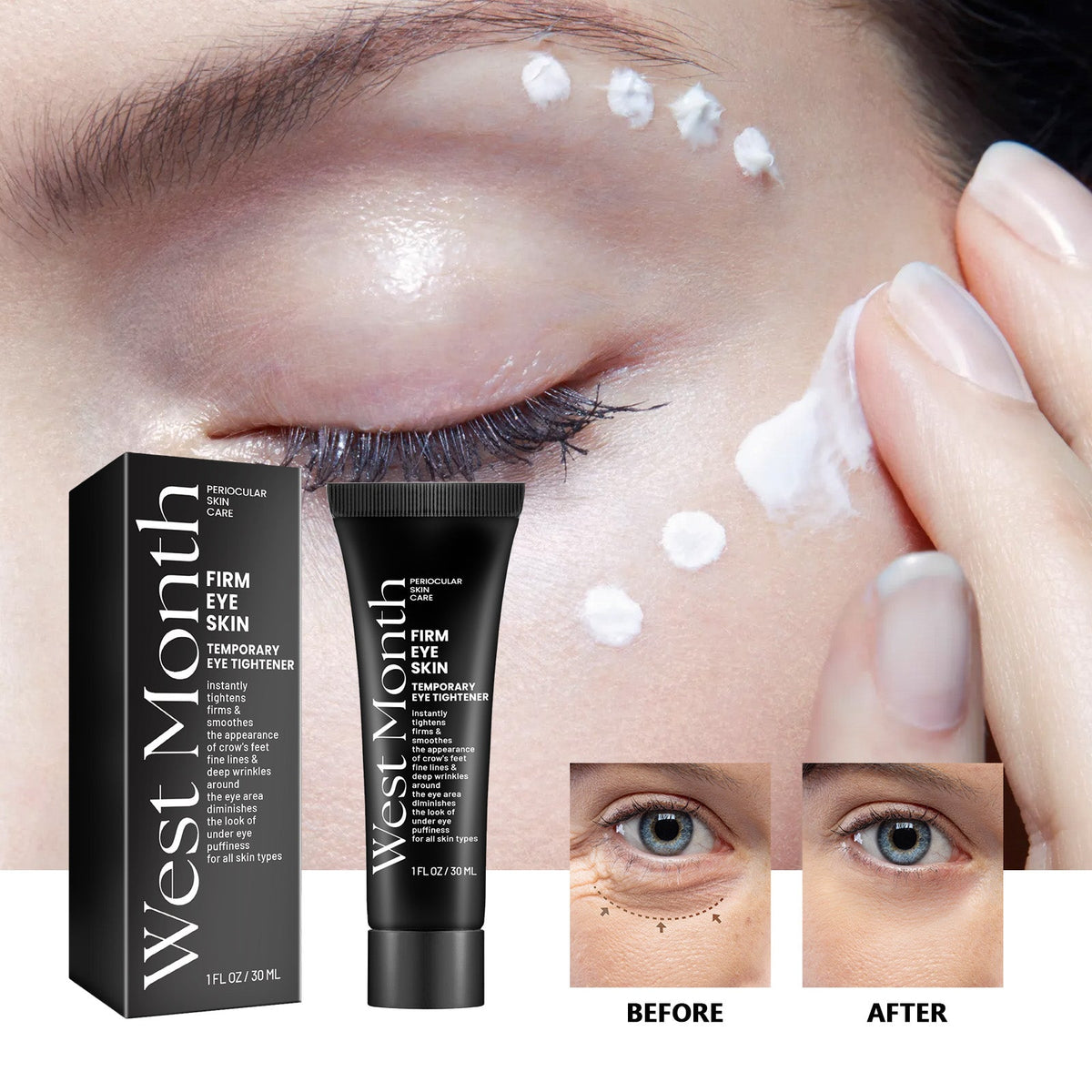 Revitalize & Moisturize Eye Skin, Reduce Dark Circles, Fine Lines, Crow's Feet ,30ml