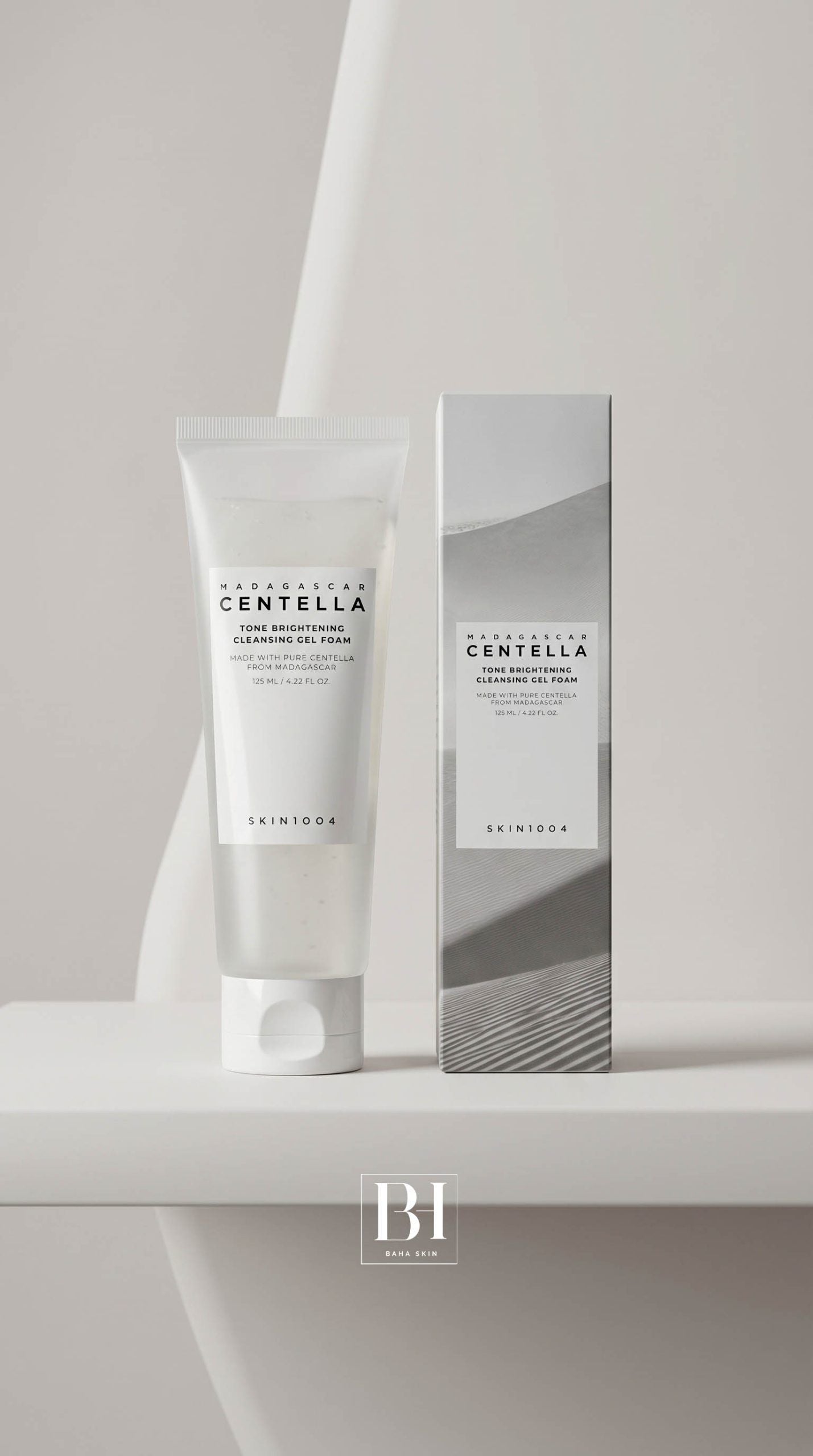Centella Tone Brightening Cleansing Gel Foam 125ml | Gentle Skin Brightening Cleanser
