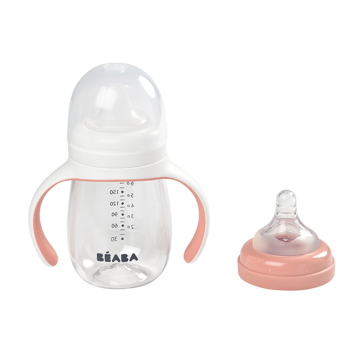 Beaba 2-in-1 Learning Cup Old Pink