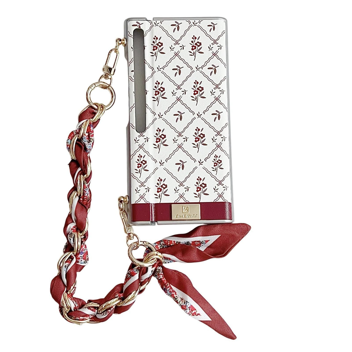 Luck Flower Pattern Strap Case For Huawei Mate Xs 2