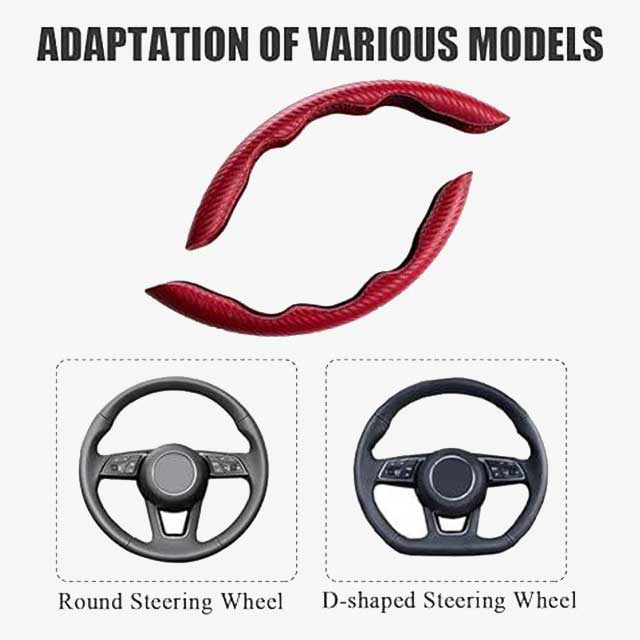 Premium Steering Wheel Cover - Soft, Durable & Anti-Slip Grip for Comfort and Protection