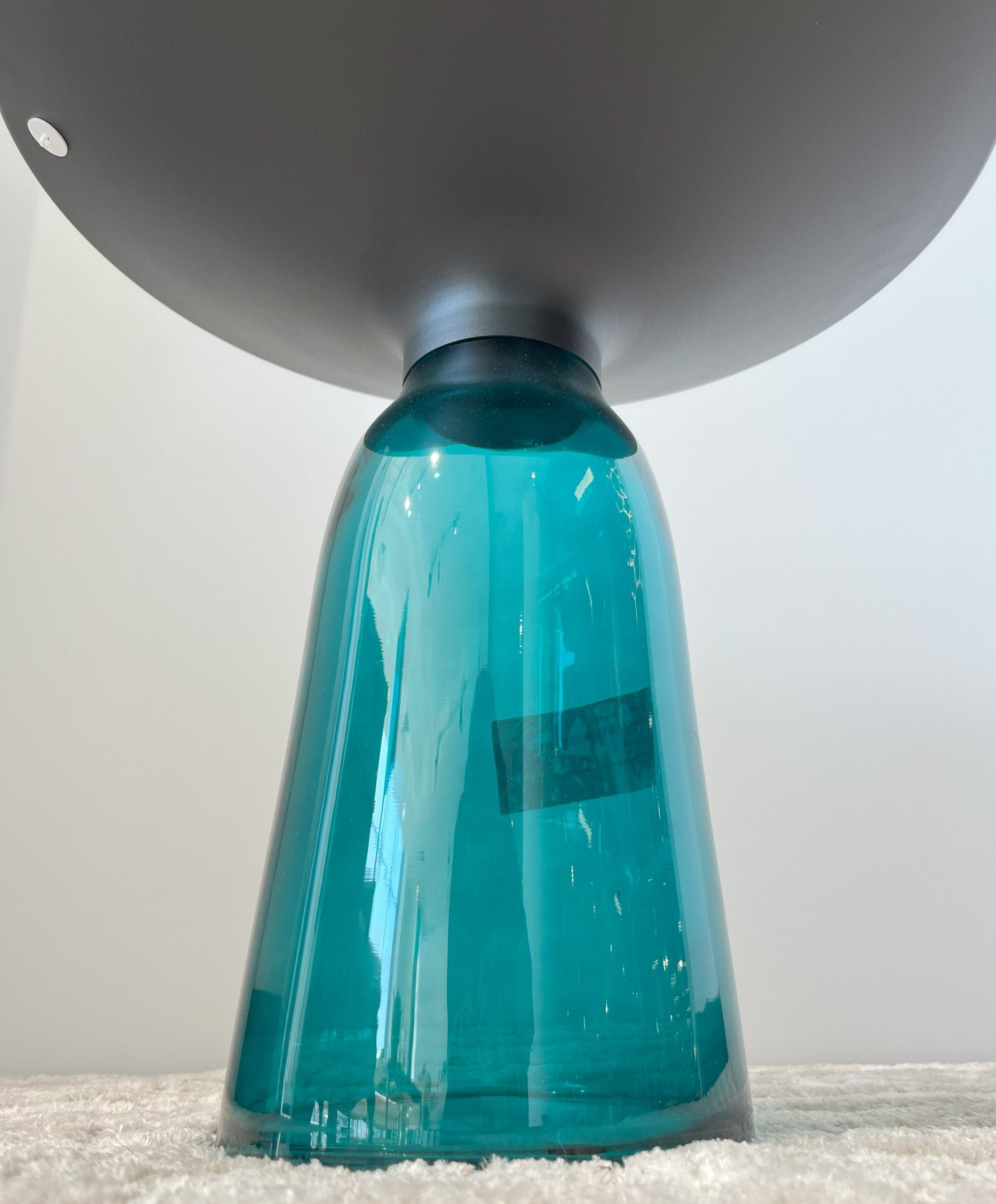 Teal and Black Coffee Table #0926-1-1