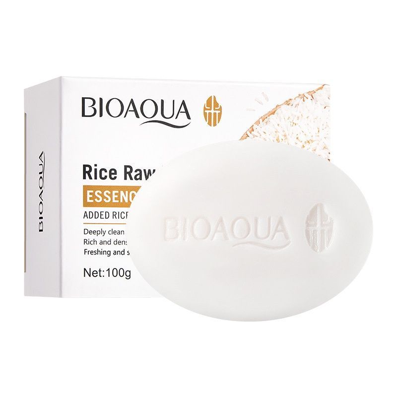 Handmade, Nourishing & Anti-Aging Pure Natural Rice Soap Bar-001-BQY45279