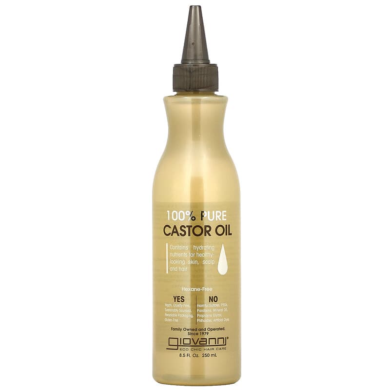 Giov 100% Pure Castor Oil 8.5Fl.Oz