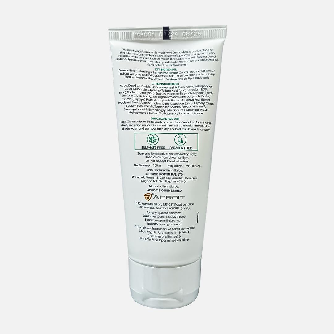 Glutone-Hydra Face Wash 100 ml