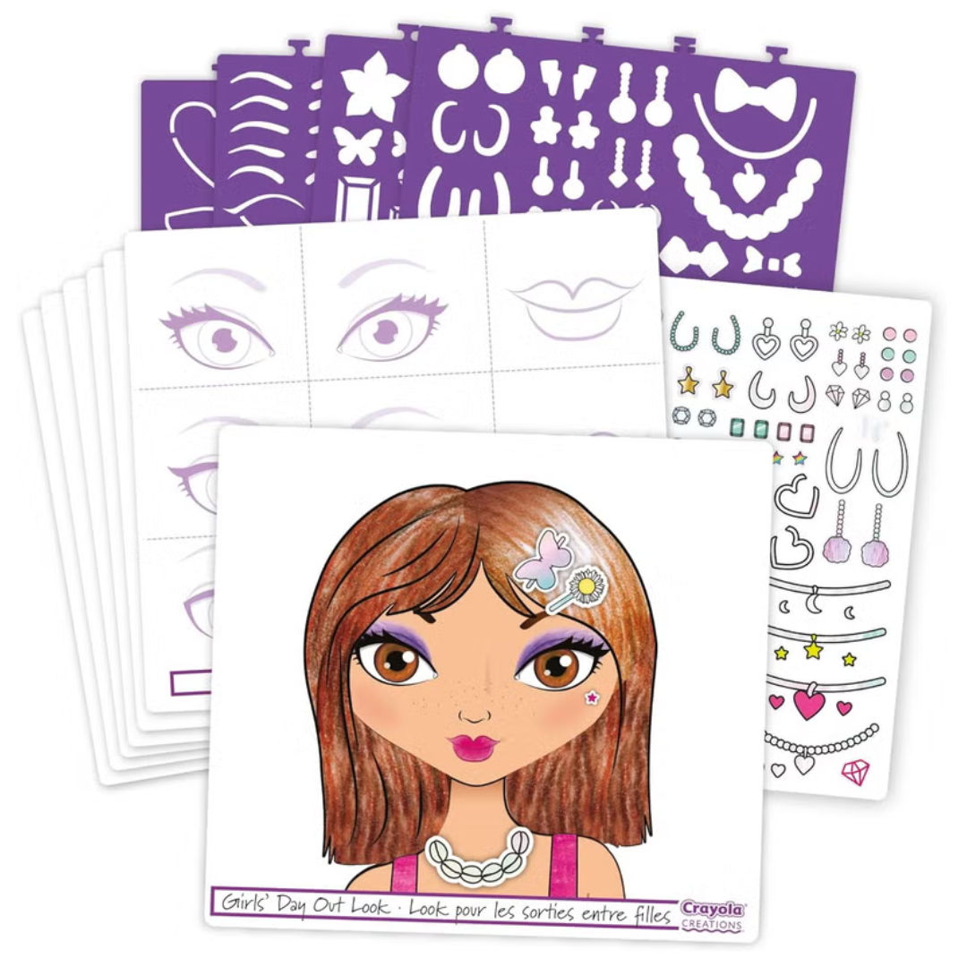 Crayola Creations Makeup Artist Compact Sketch Set, Paperback
