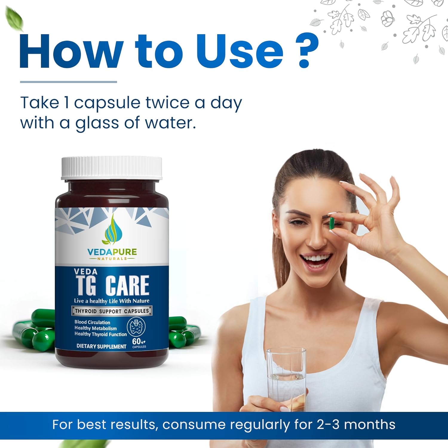 VEDAPURE TG Care 60 Capsule