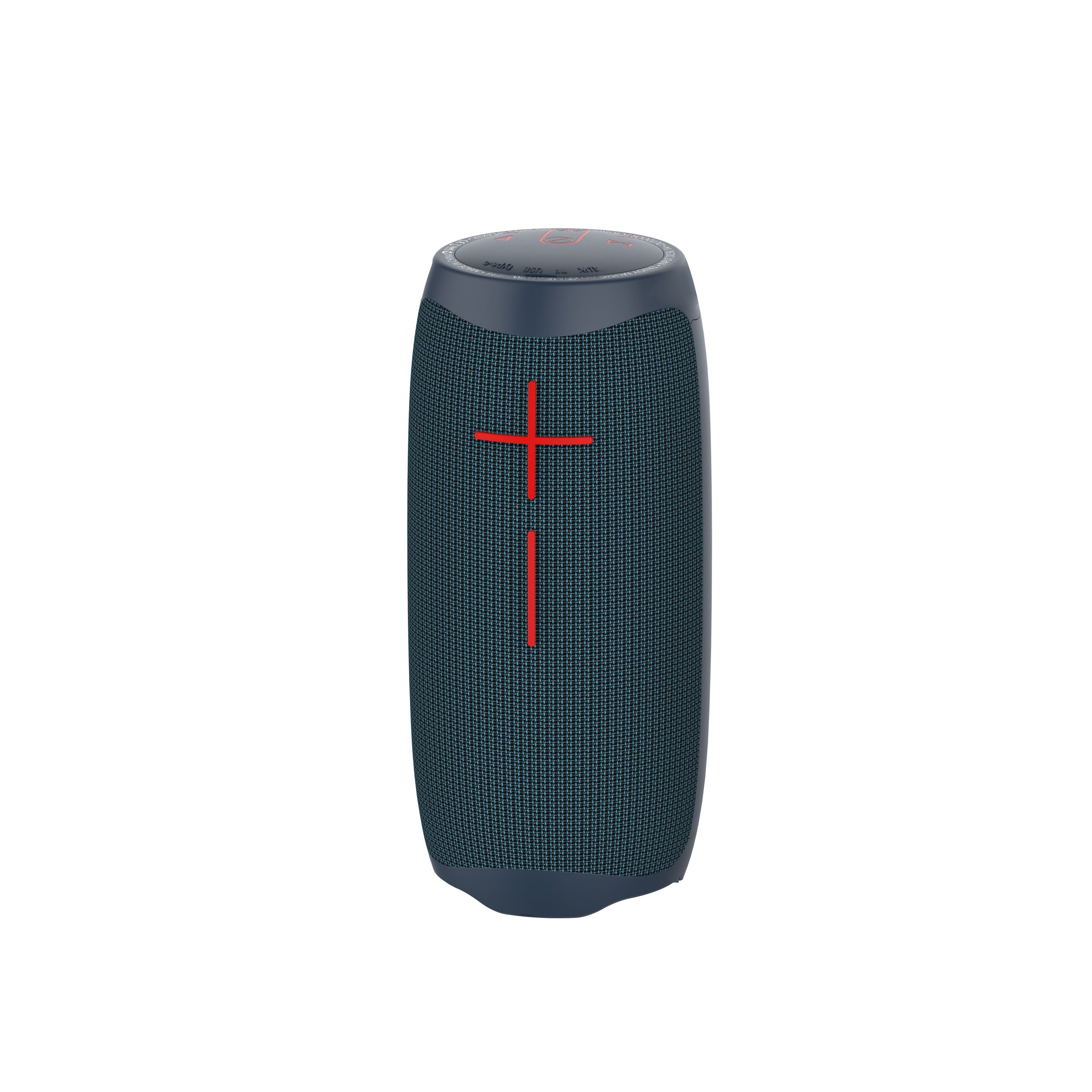 WiWU P40 Thunder Portable LED Bluetooth Speaker, IPX6 Waterproof, RGB Lights, Multi-Playback, Dark Blue