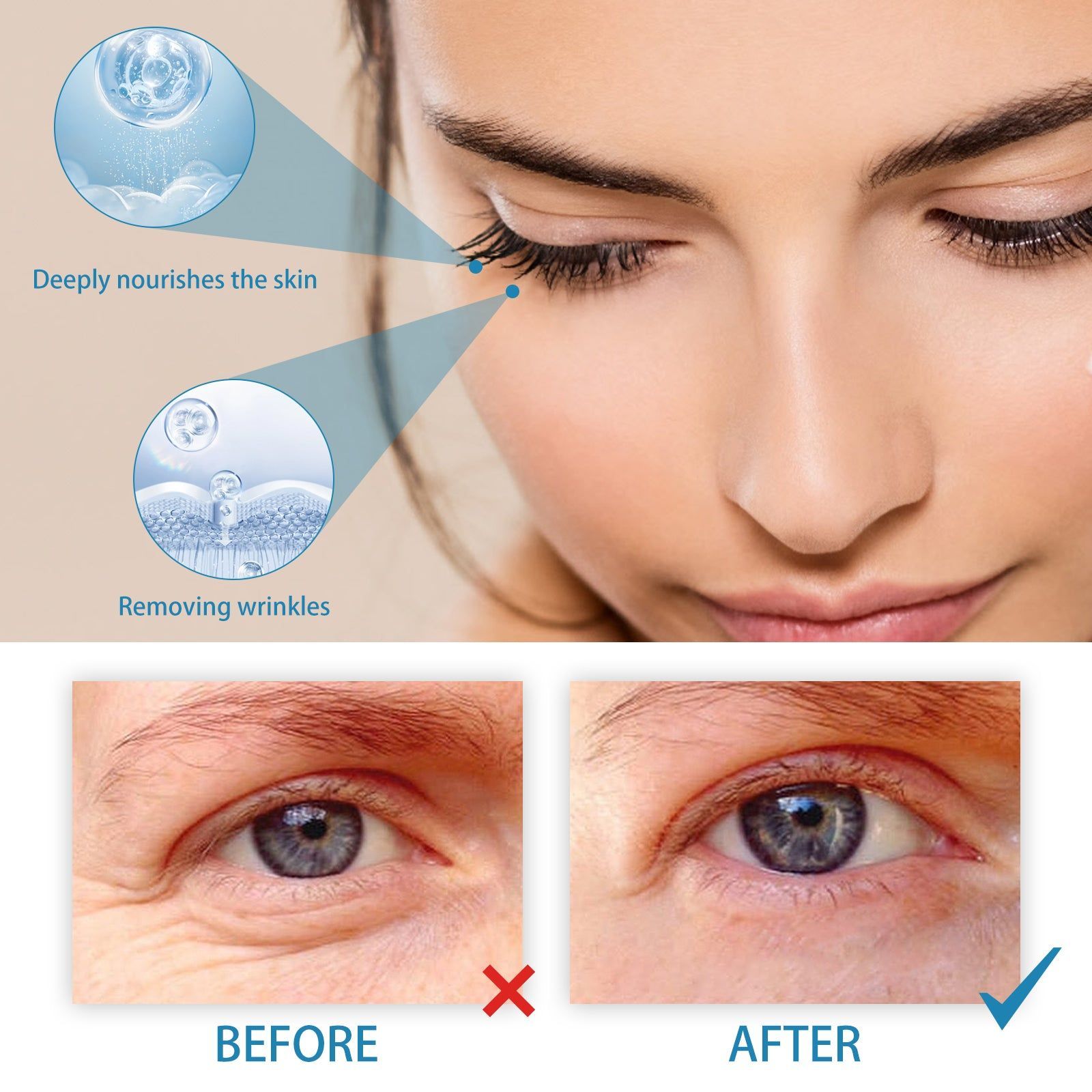 Revitalizing Retinol Eye Cream for Firming, Dark Circles, Fine Lines, Puffiness ,30g