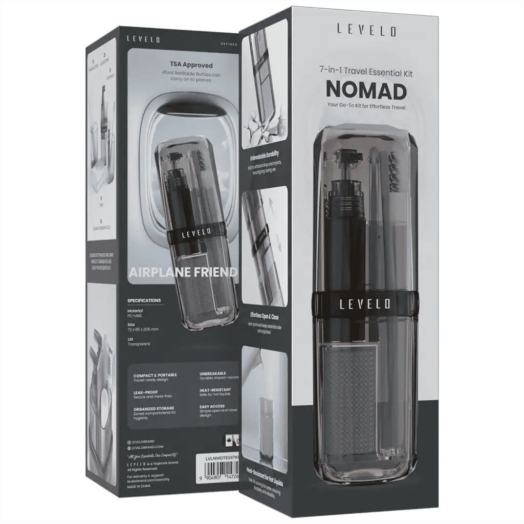 Levelo 7-In-1 Travel Essential Kit Nomad