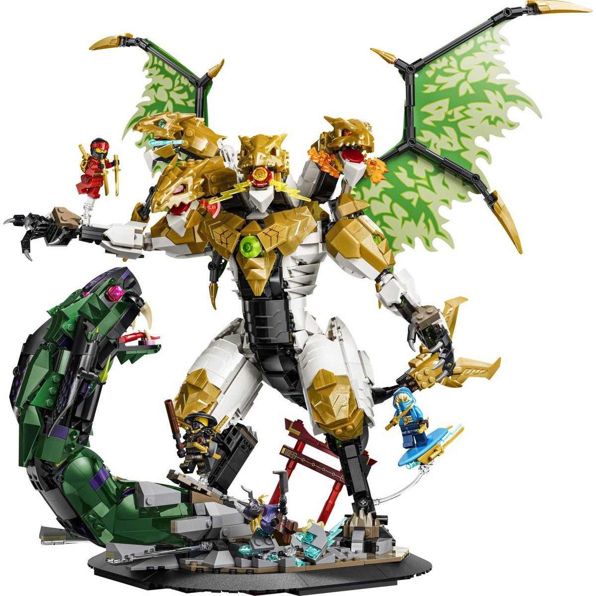 LEGO NINJAGO Ultra Dragon Battle Building Set, 2178 Pieces, For Age 12+ Years