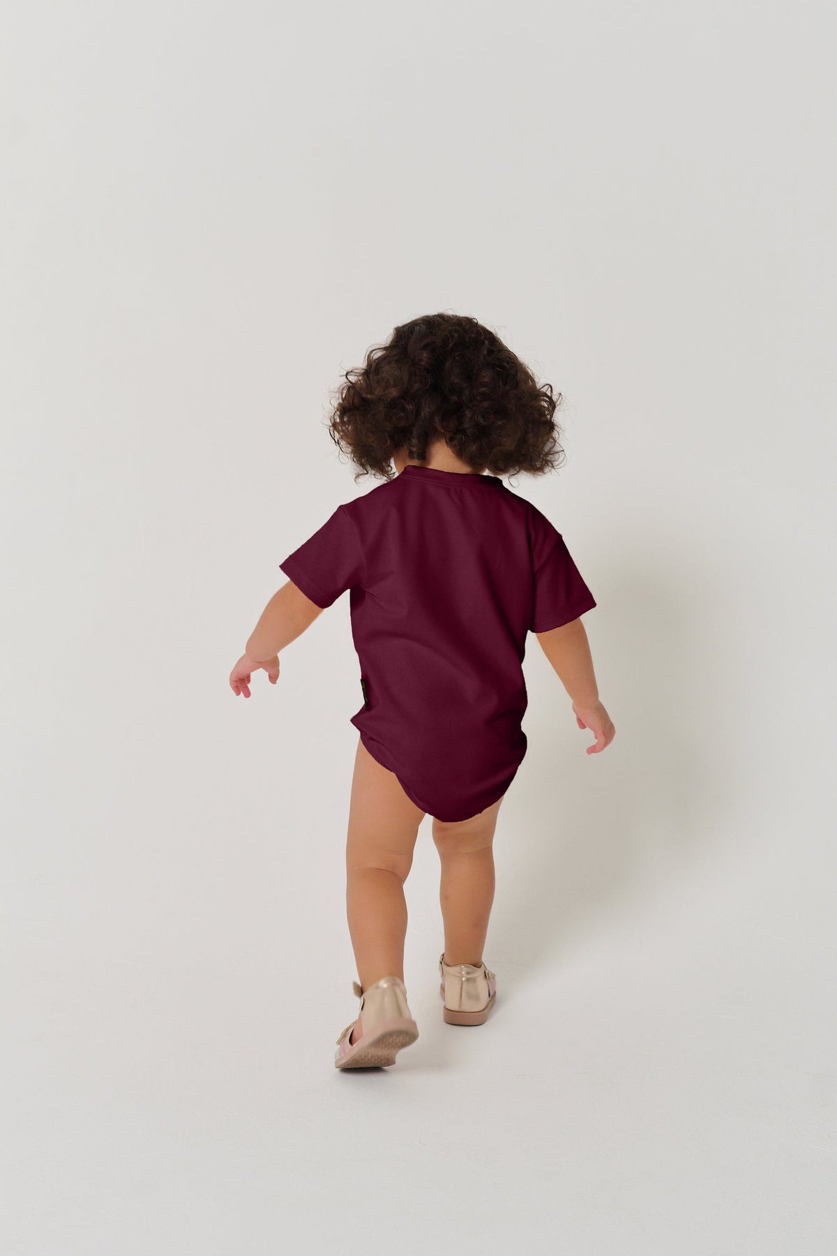 MULU Classic Unisex Baby Romper - Maroon
