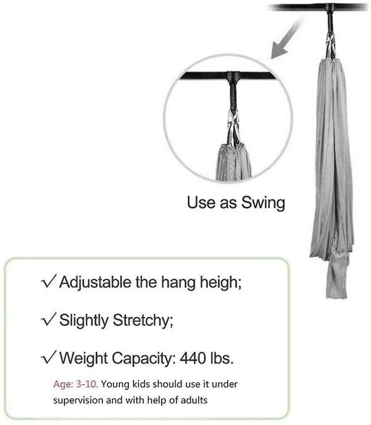 Indoor Therapy Swing For Kids,soft Hammock Swing With Special Needs