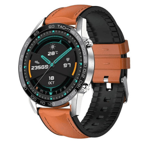 X.Cell Classic 3Talk Watch Leather Strap