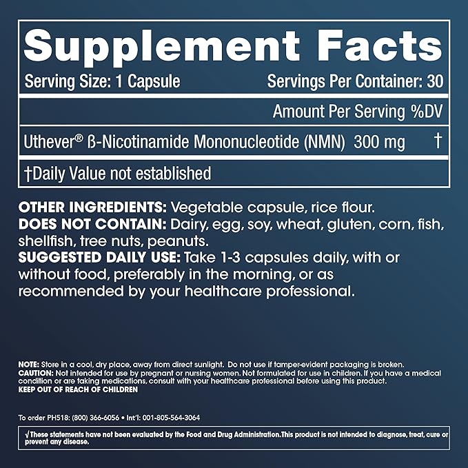 Pro Health NMN Pro 300, 30 capsules