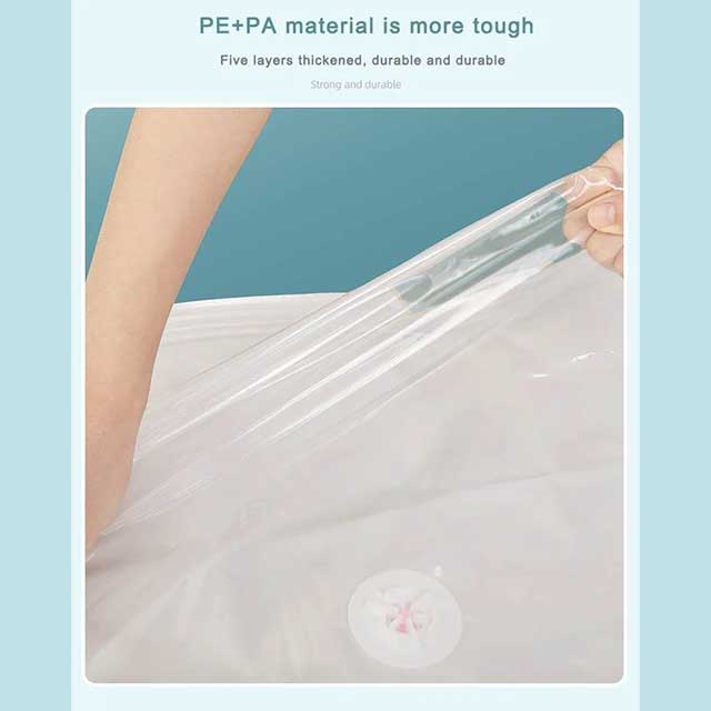 Vacuum Storage Space Sealed Bags – Large, Durable, Reusable, and Vacuum-Seal for Clothes, Bedding, and More