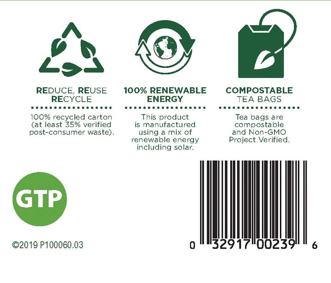 Traditional Medicinals Organic Green Tea, Peppermint, 16 Count